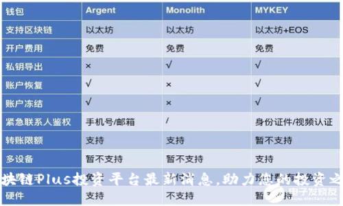 区块链Plus投资平台最新消息，助力您的投资之路