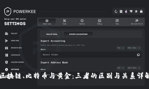 区块链、比特币与黄金：三者的区别与关系详解